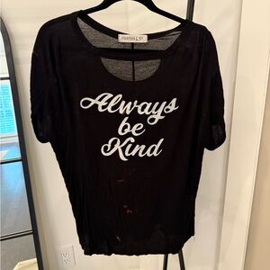 Black 'Always Be Kind' T-Shirt